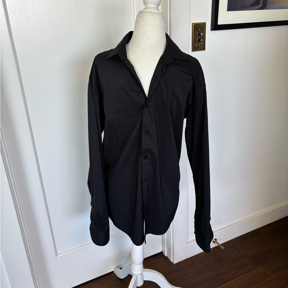 Lucky brand Men's Stretch Slim Fit Dress Shirt Sz M #0718